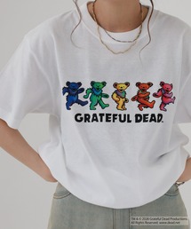CALIFORNIA HAVE A NICE TIME !（カリフォルニアハブァナイスタイム）の「Grateful Dead Tシャツ　アイコニック　スカル　ダンシングベア　ロゴ　グラフィック 5.6oz 半袖（Tシャツ/カットソー）」
