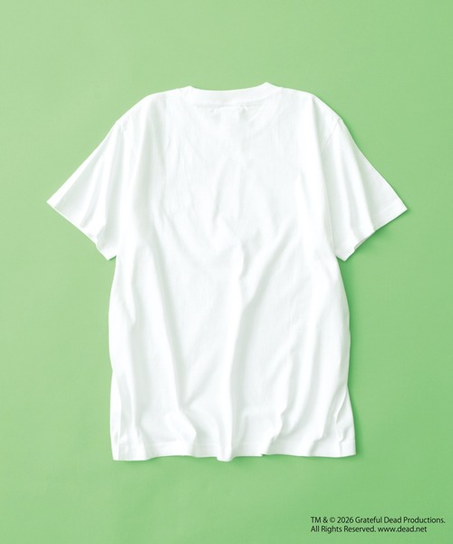 Grateful Dead(グレイトフルデッド)の「Grateful Dead Tシャツ アイコニック スカル ダンシングベア ロゴ グラフィック 5.6oz 半袖(Tシャツ/カットソー・メンズ・スミクロ/ブラック/ホワイト系1/ホワイト系2・XL/L/M)」の20枚目の写真