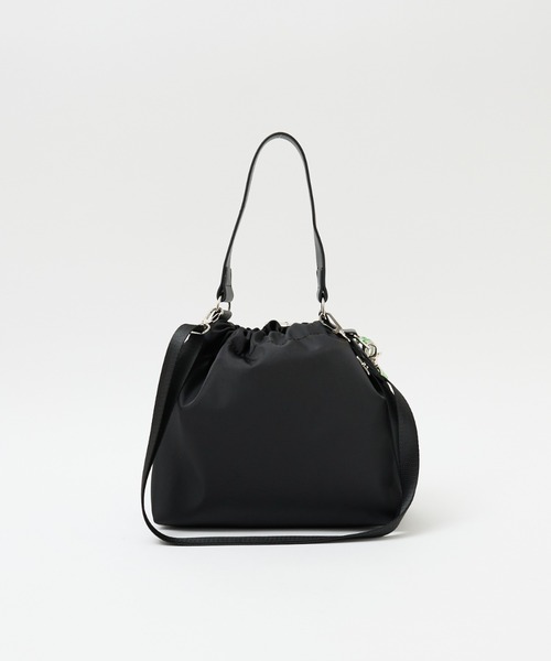 cheek(BAG)(チーク)の「【cheek】heart pouch studs スタッズ ハートチャーム 巾着 2WAY ショルダーバッグ|サステナブル素材(ショルダーバッグ・レディース・ブラック/グレー/カーキ・フリー)」の16枚目の写真