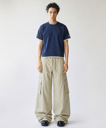 PROCESS（プロセス）の「Layered crop tee - Navy（Tシャツ/カットソー）」