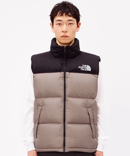THE NORTH FACE ダウンベスト ベージュ/ブラウン THE NORTH FACE｜ザノースフェイスのダウンベスト（ベージュ系・フード
