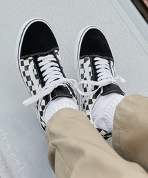 VANS | VANS/ヴァンズ Old Skool Shoe オールド スクール シュー スニーカー フラットシューズ チェッカーボード チェック柄 市松模様 モノクロ モノトーン 白黒 スケーター ストリート メンズ 2026年 夏 夏服(スニーカー)
