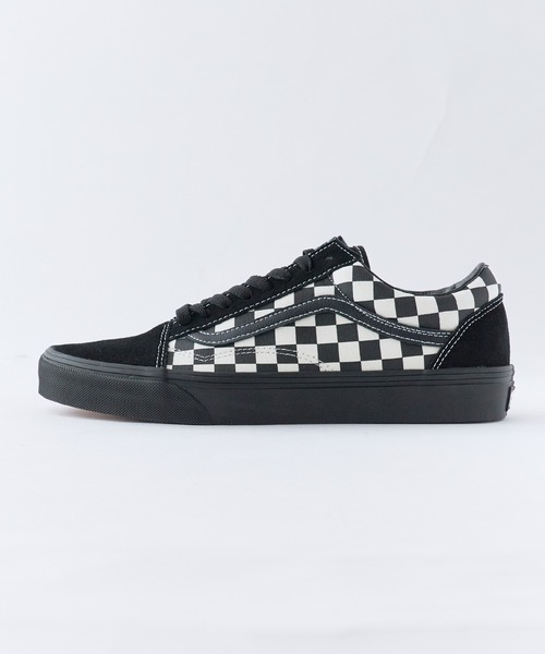 VANS（バンズ）の「VANS/ヴァンズ Old Skool Shoe オールド スクール シュー スニーカー フラットシューズ チェッカーボード チェック柄 市松模様 モノクロ モノトーン 白黒 スケーター ストリート メンズ 2026年 夏 夏服（スニーカー・メンズ・チェック/ホワイト×ブラック・8/10/9/8h/9h/6/6h/7/5h）」の5枚目の写真