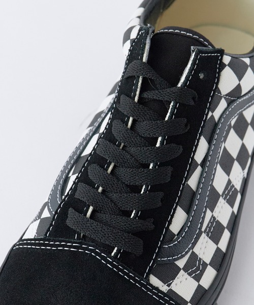 VANS（バンズ）の「VANS/ヴァンズ Old Skool Shoe オールド スクール シュー スニーカー フラットシューズ チェッカーボード チェック柄 市松模様 モノクロ モノトーン 白黒 スケーター ストリート メンズ 2026年 夏 夏服（スニーカー・メンズ・チェック/ホワイト×ブラック・8/10/9/8h/9h/6/6h/7/5h）」の8枚目の写真