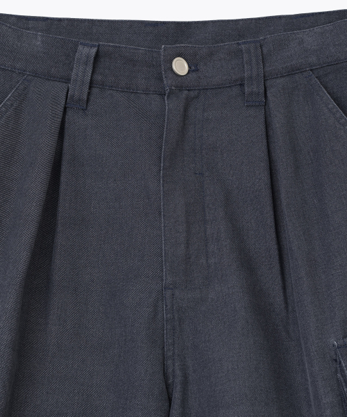 Millo Archive（ミロ アーカイブ）の「レクターカーゴバミューダパンツ [アッシュブルー]（その他パンツ・メンズ・その他・MEDIUM/LARGE/X-LARGE）」の2枚目の写真