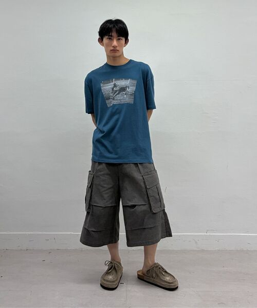 Millo Archive（ミロ アーカイブ）の「レクターカーゴバミューダパンツ [アッシュブルー]（その他パンツ・メンズ・その他・MEDIUM/LARGE/X-LARGE）」の8枚目の写真