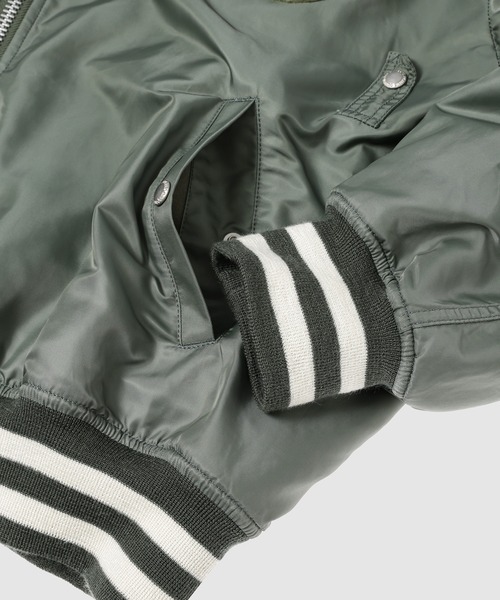 COMME des GARCONS HOMME(コム デ ギャルソン・オム)の「TYPE MA-1 NYLON BOMBER JACKET(ブルゾン・メンズ・ブラック/カーキ・XS/S/M/L)」の9枚目の写真