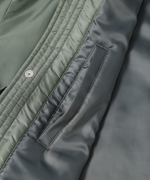 COMME des GARCONS HOMME(コム デ ギャルソン・オム)の「TYPE MA-1 NYLON BOMBER JACKET(ブルゾン・メンズ・ブラック/カーキ・XS/S/M/L)」の3枚目の写真