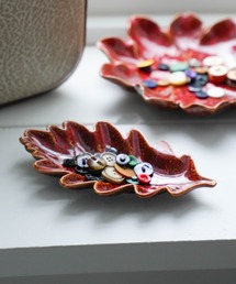 DULTON(�_���g��)��OAK LEAF DECOR PLATE/�A�N�Z�T���[ �R�C�� �g���C(�C���e���A�G��)