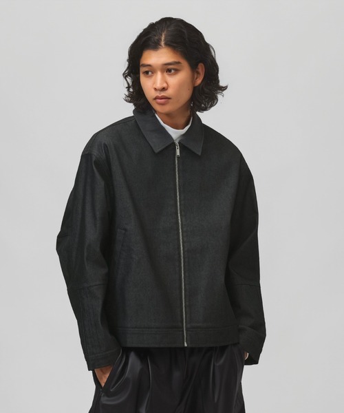 adidas(アディダス)の「【別注】アディダス adidas M LUXA DENIM ジャケット AP 限定コラボ(デニムジャケット・メンズ・ネイビー/ブラック・S/L/M/3L/LL)」の14枚目の写真