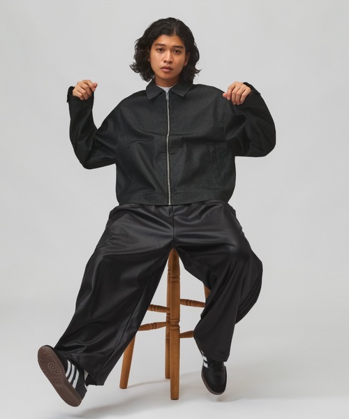 adidas(アディダス)の「【別注】アディダス adidas M LUXA DENIM ジャケット AP 限定コラボ(デニムジャケット・メンズ・ネイビー/ブラック・S/L/M/3L/LL)」の20枚目の写真