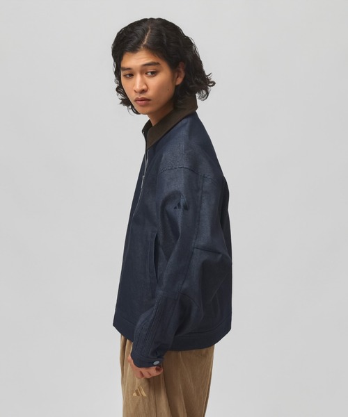 adidas(アディダス)の「【別注】アディダス adidas M LUXA DENIM ジャケット AP 限定コラボ(デニムジャケット・メンズ・ネイビー/ブラック・S/L/M/3L/LL)」の4枚目の写真