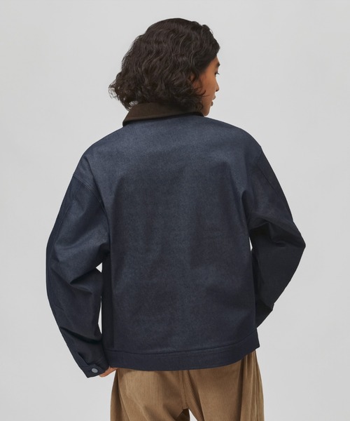 adidas(アディダス)の「【別注】アディダス adidas M LUXA DENIM ジャケット AP 限定コラボ(デニムジャケット・メンズ・ネイビー/ブラック・S/L/M/3L/LL)」の5枚目の写真