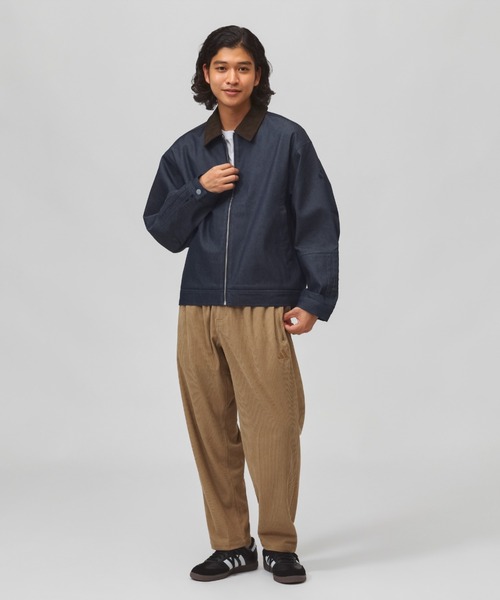 adidas(アディダス)の「【別注】アディダス adidas M LUXA DENIM ジャケット AP 限定コラボ(デニムジャケット・メンズ・ネイビー/ブラック・S/L/M/3L/LL)」の6枚目の写真