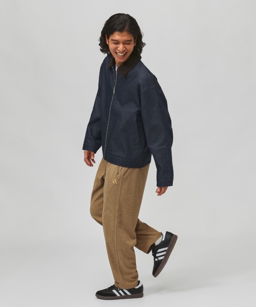 adidas(アディダス)の「【別注】アディダス adidas M LUXA DENIM ジャケット AP 限定コラボ(デニムジャケット・メンズ・ネイビー/ブラック・S/L/M/3L/LL)」の7枚目の写真