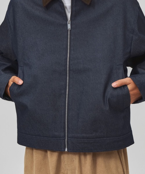 adidas(アディダス)の「【別注】アディダス adidas M LUXA DENIM ジャケット AP 限定コラボ(デニムジャケット・メンズ・ネイビー/ブラック・S/L/M/3L/LL)」の11枚目の写真