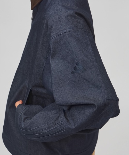 adidas(アディダス)の「【別注】アディダス adidas M LUXA DENIM ジャケット AP 限定コラボ(デニムジャケット・メンズ・ネイビー/ブラック・S/L/M/3L/LL)」の13枚目の写真