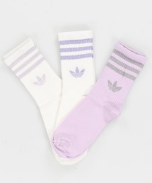 SPINNS(スピンズ)の「【adidas/アディダス】グリッターソックス/3足組(ソックス/靴下)」