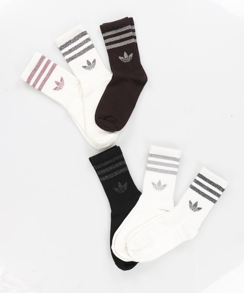 adidas(アディダス)の「【adidas/アディダス】グリッターソックス/3足組(ソックス/靴下・レディース・C/B/A・S)」の8枚目の写真