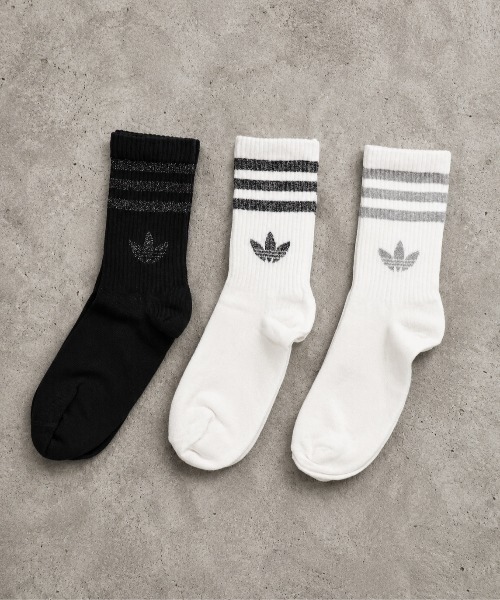 adidas(アディダス)の「【adidas/アディダス】グリッターソックス/3足組(ソックス/靴下・レディース・C/B/A・S)」の6枚目の写真