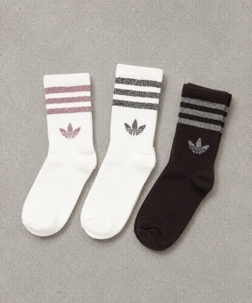adidas(アディダス)の「【adidas/アディダス】グリッターソックス/3足組(ソックス/靴下・レディース・C/B/A・S)」の7枚目の写真