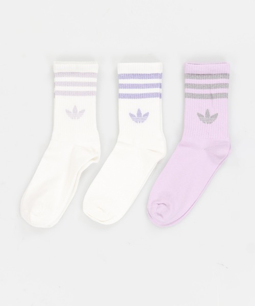 adidas(アディダス)の「【adidas/アディダス】グリッターソックス/3足組(ソックス/靴下・レディース・C/B/A・S)」の14枚目の写真
