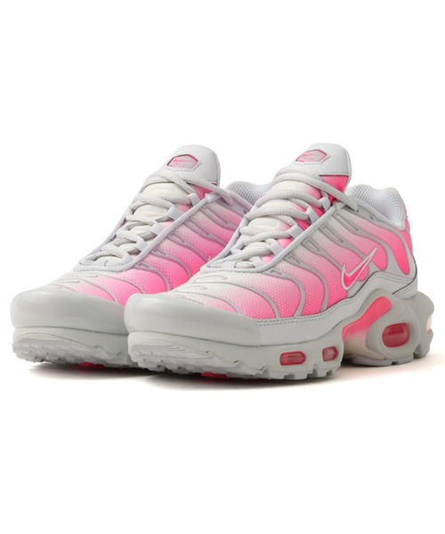NIKE(ナイキ)の「NIKE WMNS AIR MAX PLUS / ナイキ ウィメンズ エア マックス プラス【SP】(スニーカー・レディース・グレー×ピンク・28.0cm/26.5cm/27.5cm/27.0cm/26.0cm/25.5cm/25.0cm/24.5cm/24.0cm/29.0cm/28.5cm/23.5cm)」の1枚目の写真
