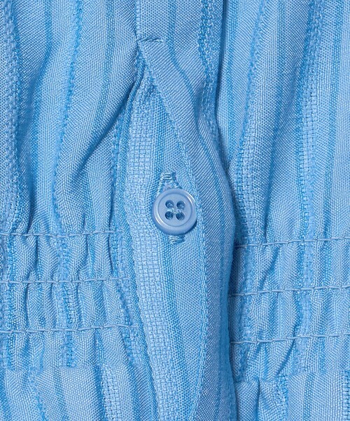 A DAY IN THE LIFE UNITED ARROWS（アデイインザライフユナイテッドアローズ）の「ギャザー ノースリーブワンピース ‐ウォッシャブル‐ ＜A DAY IN THE LIFE＞（ワンピース・レディース・ブラック/ライトブルー/ピンク・FREE）」の13枚目の写真