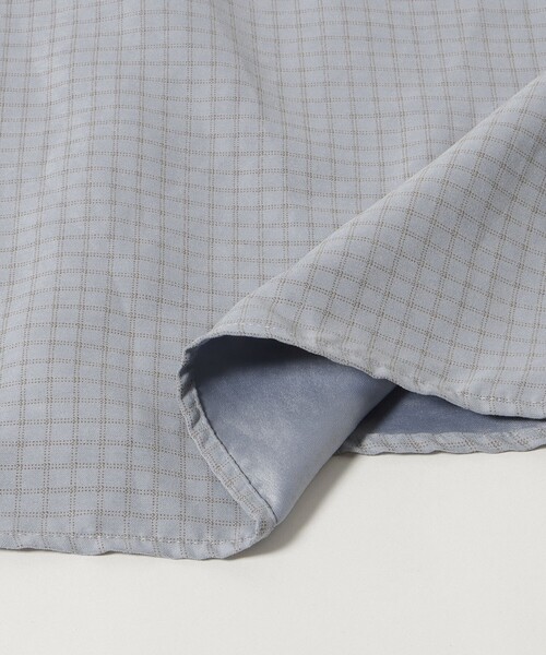 BEAMS HEART(ビームスハート)の「スカーフ付き チェックシャツ(シャツ/ブラウス・レディース・サックスブルー/グレー・FREE)」の9枚目の写真