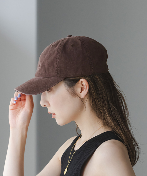 Noble(ノーブル)の「ORIGINAL CAP(キャップ・レディース・ブラウン/ネイビー/ベージュ・FREE)」の5枚目の写真