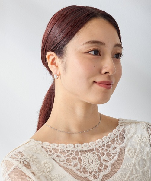 CALIN STANDARD(カリンスタンダード)の「◆金属アレルギー対応◆◆made in japan◆ 【高品質ポスト】【純金・純銀厚メッキ】ワイドニュアンス ジルコニアセラミックポストピアス(ピアス(両耳用)・レディース・シルバー/ゴールド/ピンクゴールド・FREE)」の7枚目の写真