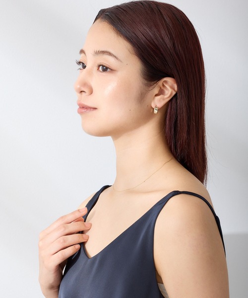 CALIN STANDARD(カリンスタンダード)の「◆金属アレルギー対応◆◆made in japan◆ 【高品質ポスト】【純金・純銀厚メッキ】ワイドニュアンス ジルコニアセラミックポストピアス(ピアス(両耳用)・レディース・シルバー/ゴールド/ピンクゴールド・FREE)」の11枚目の写真