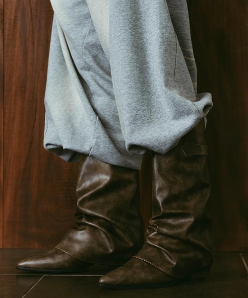 Knuth Marf(クヌースマーフ)の「Knuth Marf / クヌースマーフ western belted boots(ブーツ・レディース・ブラック/ブラウン・24cm/25cm/23cm)」の17枚目の写真