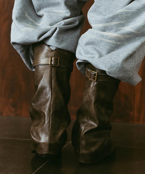 Knuth Marf(クヌースマーフ)の「Knuth Marf / クヌースマーフ western belted boots(ブーツ・レディース・ブラック/ブラウン・24cm/25cm/23cm)」の19枚目の写真