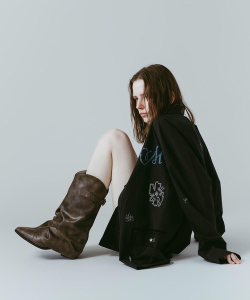Knuth Marf(クヌースマーフ)の「Knuth Marf / クヌースマーフ western belted boots(ブーツ・レディース・ブラック/ブラウン・24cm/25cm/23cm)」の20枚目の写真