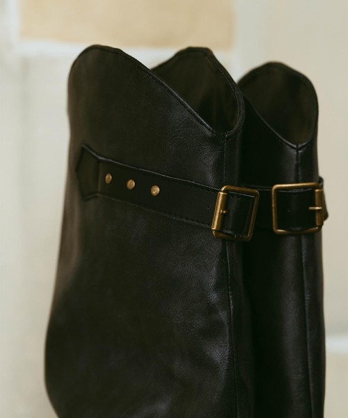 Knuth Marf(クヌースマーフ)の「Knuth Marf / クヌースマーフ western belted boots(ブーツ・レディース・ブラック/ブラウン・24cm/25cm/23cm)」の7枚目の写真