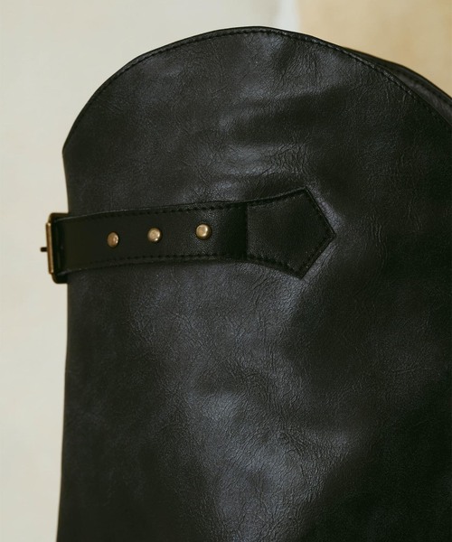 Knuth Marf(クヌースマーフ)の「Knuth Marf / クヌースマーフ western belted boots(ブーツ・レディース・ブラック/ブラウン・24cm/25cm/23cm)」の8枚目の写真