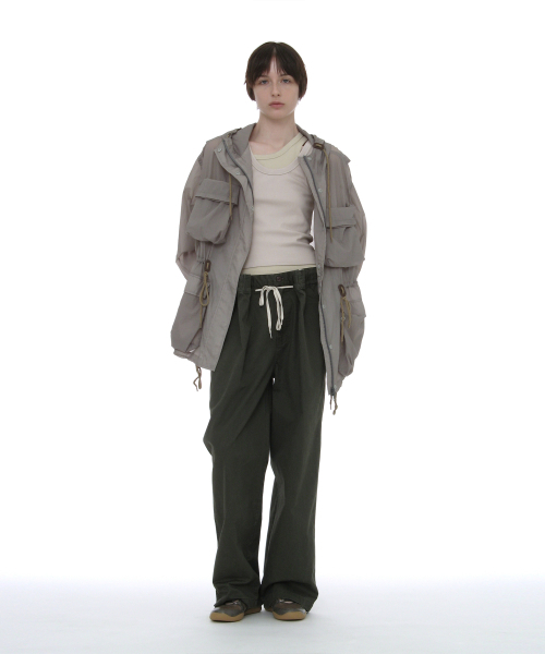 PARTIMENTO WOMEN(パルティメントウィメン)の「ライトウェイトフードパーカーユーティリティジャケット_グレー(ナイロンジャケット・レディース・その他・OS)」の6枚目の写真