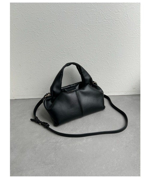 ap retro(アプレトロ)の「ワンショルダー ミニボストンBAG/バック/バッグ(ショルダーバッグ・レディース・オフホワイト/ブラウン/ブラック・FREE)」の11枚目の写真