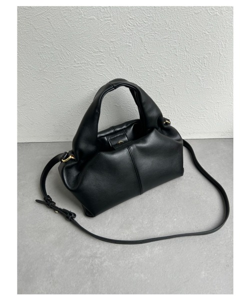ap retro(アプレトロ)の「ワンショルダー ミニボストンBAG/バック/バッグ(ショルダーバッグ・レディース・オフホワイト/ブラウン/ブラック・FREE)」の15枚目の写真