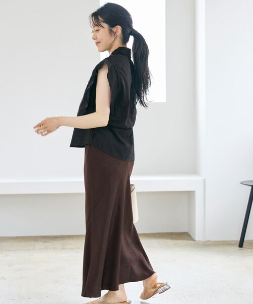 COHINA(コヒナ)の「【Made in India】パッチワークエンブロイダリーシャツ 【低身長・小柄女性】(シャツ/ブラウス・レディース・ブラック/オフホワイト・ONE SIZE)」の20枚目の写真