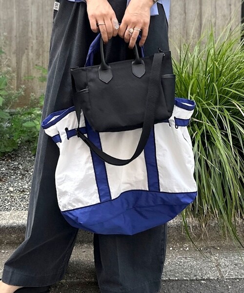 HOSU(ホス)の「【LA COUSETTE×HOSU /ラクゼット×ホス】TOTE BAG(トートバッグ・レディース・オレンジ/ブラック/グリーン系その他/ブルー系その他/ブラック系その他3・FREE)」の6枚目の写真