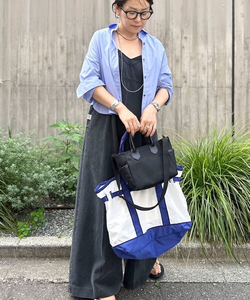 HOSU(ホス)の「【LA COUSETTE×HOSU /ラクゼット×ホス】TOTE BAG(トートバッグ・レディース・オレンジ/ブラック/グリーン系その他/ブルー系その他/ブラック系その他3・FREE)」の8枚目の写真