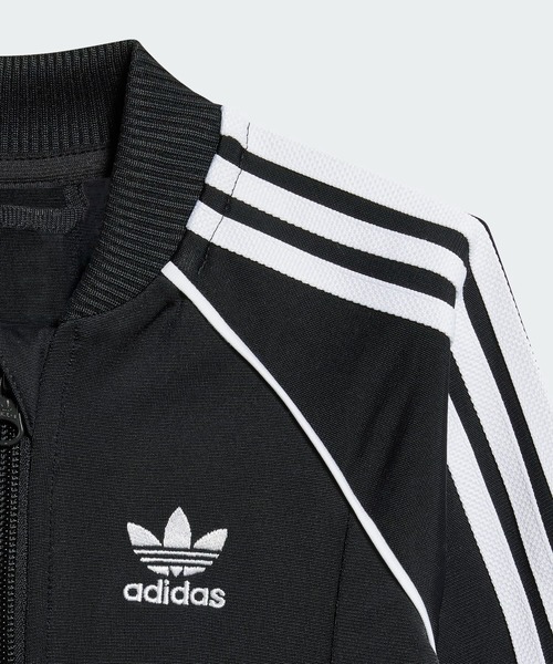 adidas（アディダス）の「アディカラーSSTトラックスーツ キッズ / トラックジャケット & トラックパンツ 上下セットアップ / アディダスオリジナルス adidas Originals（ジャージ・キッズ・ブラック・60/70/80/90/100）」の4枚目の写真