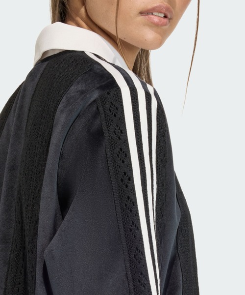 adidas（アディダス）の「adidas Originals ウィンターライズド 長袖 サッカージャージー / ロンT / アディダスオリジナルス adidas Originals（Tシャツ/カットソー・レディース・ブラック・XX-LARGE/LARGE/MEDIUM/SMALL/X-LARGE/X-SMALL）」の4枚目の写真
