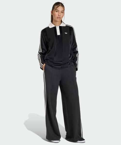 adidas（アディダス）の「adidas Originals ウィンターライズド 長袖 サッカージャージー / ロンT / アディダスオリジナルス adidas Originals（Tシャツ/カットソー・レディース・ブラック・XX-LARGE/LARGE/MEDIUM/SMALL/X-LARGE/X-SMALL）」の3枚目の写真
