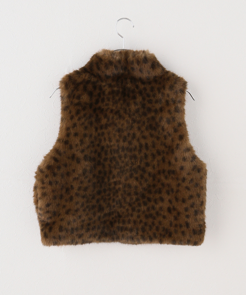 JOURNAL STANDARD(ジャーナルスタンダード)の「【ARCHIVE STANCE/アーカイブスタンス】 Fake fur mini vest(ブルゾン・レディース・ベージュ・FREE)」の2枚目の写真