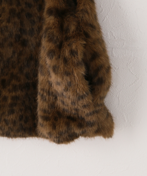 JOURNAL STANDARD(ジャーナルスタンダード)の「【ARCHIVE STANCE/アーカイブスタンス】 Fake fur mini vest(ブルゾン・レディース・ベージュ・FREE)」の4枚目の写真