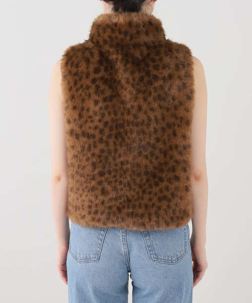 JOURNAL STANDARD(ジャーナルスタンダード)の「【ARCHIVE STANCE/アーカイブスタンス】 Fake fur mini vest(ブルゾン・レディース・ベージュ・FREE)」の13枚目の写真