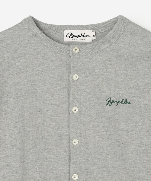 GYMPHLEX(ジムフレックス)の「Gymphlex | コットン天竺 クルーネックカーディガン WOMEN(カーディガン/ボレロ・レディース・ブラック/グレー/レッド・14)」の6枚目の写真
